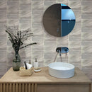 Gray 4x12 Subway Honed Marble Tile (15 pack, 5 sq ft/case) - Sample