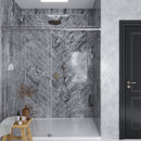 Gray 4x12 Polished Subway Bardiglio Nuvolato Marble Tile (15 pack, 5 sq ft/case)