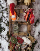 2 Cowboy Hat Rack | Cowboy Hat Holder |  with 12 pegs for your Gimmee Caps | Rustic Western Hat Display | Handcrafted Wooden Organizer | Space-Saving Home Decor | Made in USA