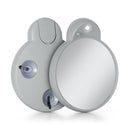 Lighted Compact Mirror with Magnification & Retractable Suction Cups