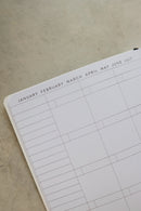 5x8 Undated Planner - Checkers Edition