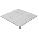 White 12x12 Polished Field Bianco Carrara Marble Tile (10 pack, 10 sq ft/case) by Apollo Tile