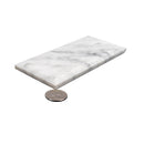 White 3x6 Polished Beveled Subway Bianco Carrara Marble Tile (40 pack, 5 sq ft/case)