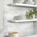 White 3x6 Subway Polished Marble Tile (40 pack, 5 sq ft/case) - Sample