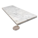 White 4x12 Honed Subway Bianco Carrara Marble Tile (15 pack, 5 sq ft/case)
