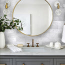 White 4x16 Honed Subway Bianco Carrara Marble Tile (10 pack, 4.44 sq ft/case)
