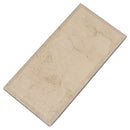Beige 3x6 Polished Beveled Subway Marble Tile (40 pack, 5 sq ft/case) - Sample
