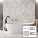 White 0.5x12 Polished Calacatta Gold Pencil Marble Tile Trim (10 pack, 0.5 sq ft/case)