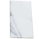 White 3x6 Polished Beveled Subway Calacatta Gold Marble Tile (40 pack, 5 sq ft/case)