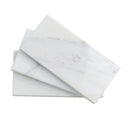 White 3x6 Polished Subway Calacatta Gold Marble Tile (40 pack, 5 sq ft/case)