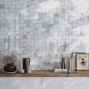 White 3x6 Polished Marble Subway Tile (40 pack, 5 sq ft/case) - Sample