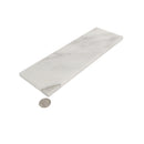 White 4x12 Honed Marble Subway Tile (15 pack, 5 sq ft/case) - Sample