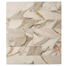 White 4x12 Marble Polished Subway Tile (15 pack, 5 sq ft/case) - Sample