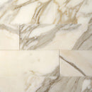 White 4x12 Marble Polished Subway Tile (15 pack, 5 sq ft/case) - Sample