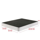 Full size 8-inch Metal Frame Box-Spring Mattress Foundation with Cover