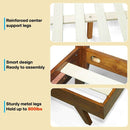 Acacia Harmony Solid Wood Platform Bed Frame with Headboard