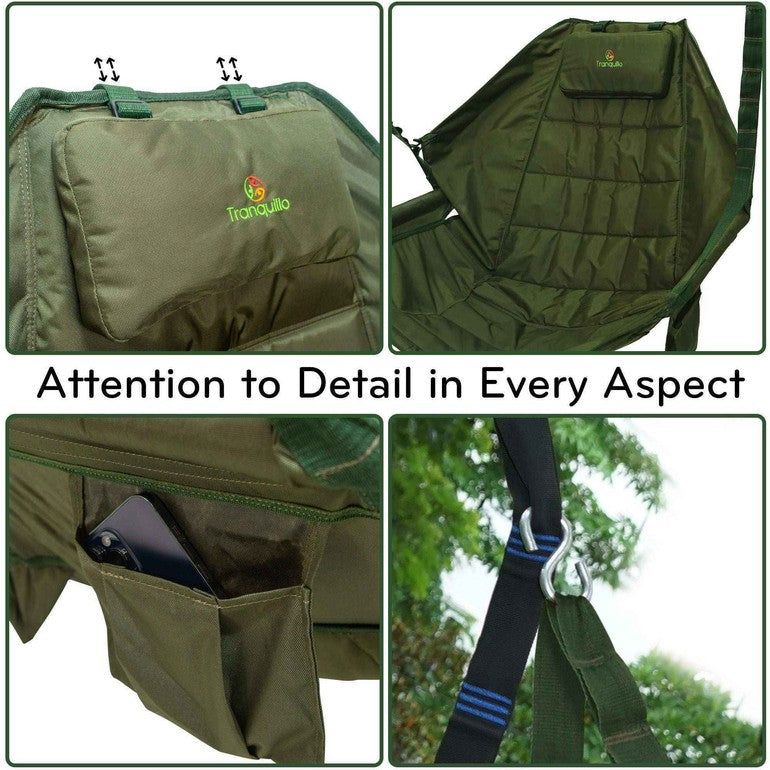 Tranquillo Universal Hammock Chair and Straps for Ultimate Relaxation