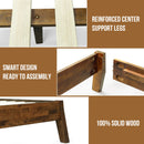 Serenity Solid Wood Bed Frame by Megsu