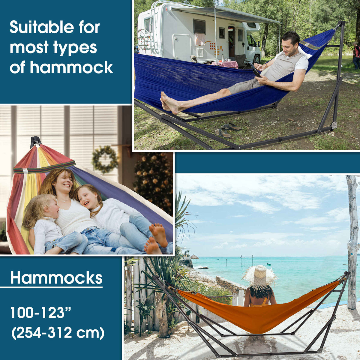 Tranquillo Original Collapsible Hammock with Stand for Ultimate Relaxation, photo 5 of 44
