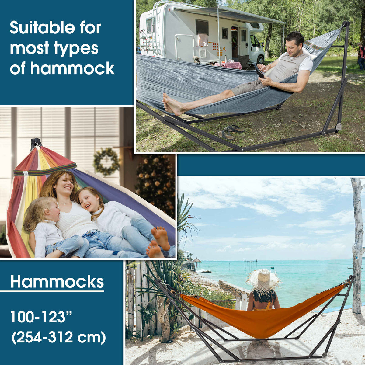 Tranquillo Original Collapsible Hammock with Stand for Ultimate Relaxation, photo 33 of 44