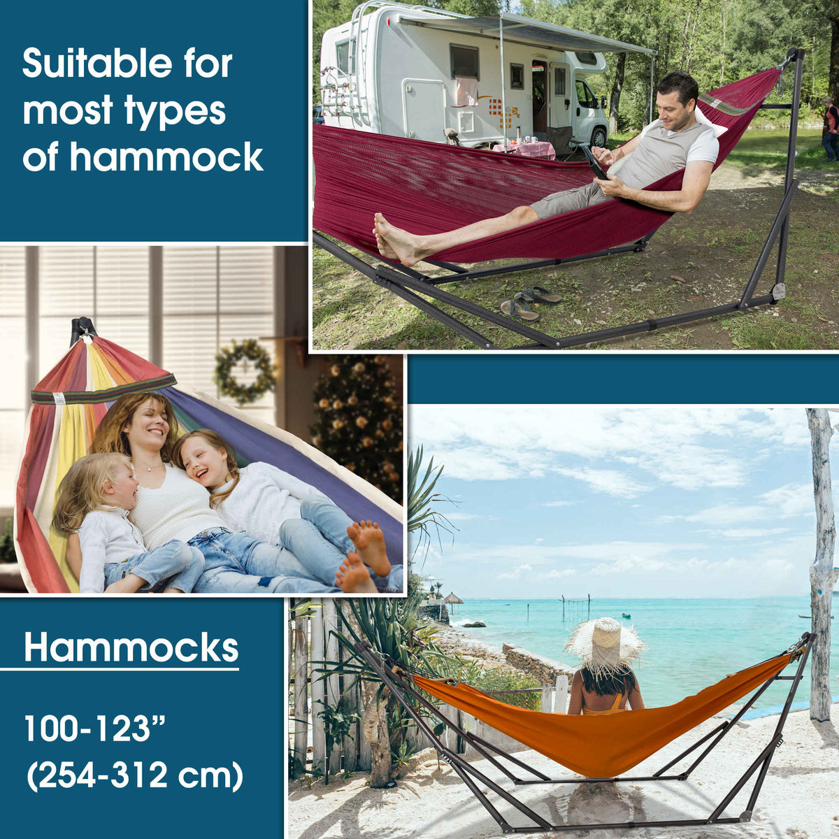 Tranquillo Original Collapsible Hammock with Stand for Ultimate Relaxation, photo 12 of 44