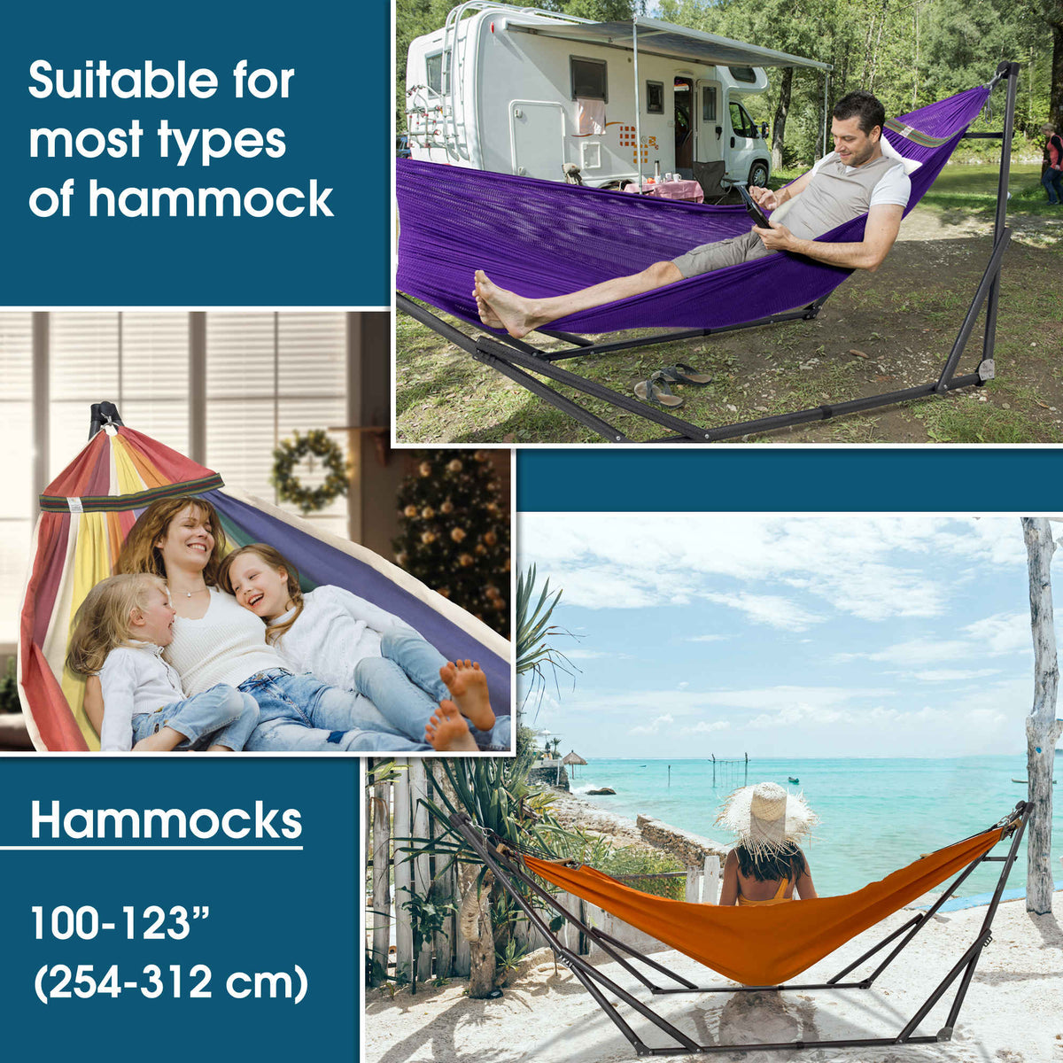 Tranquillo Original Collapsible Hammock with Stand for Ultimate Relaxation, photo 19 of 44