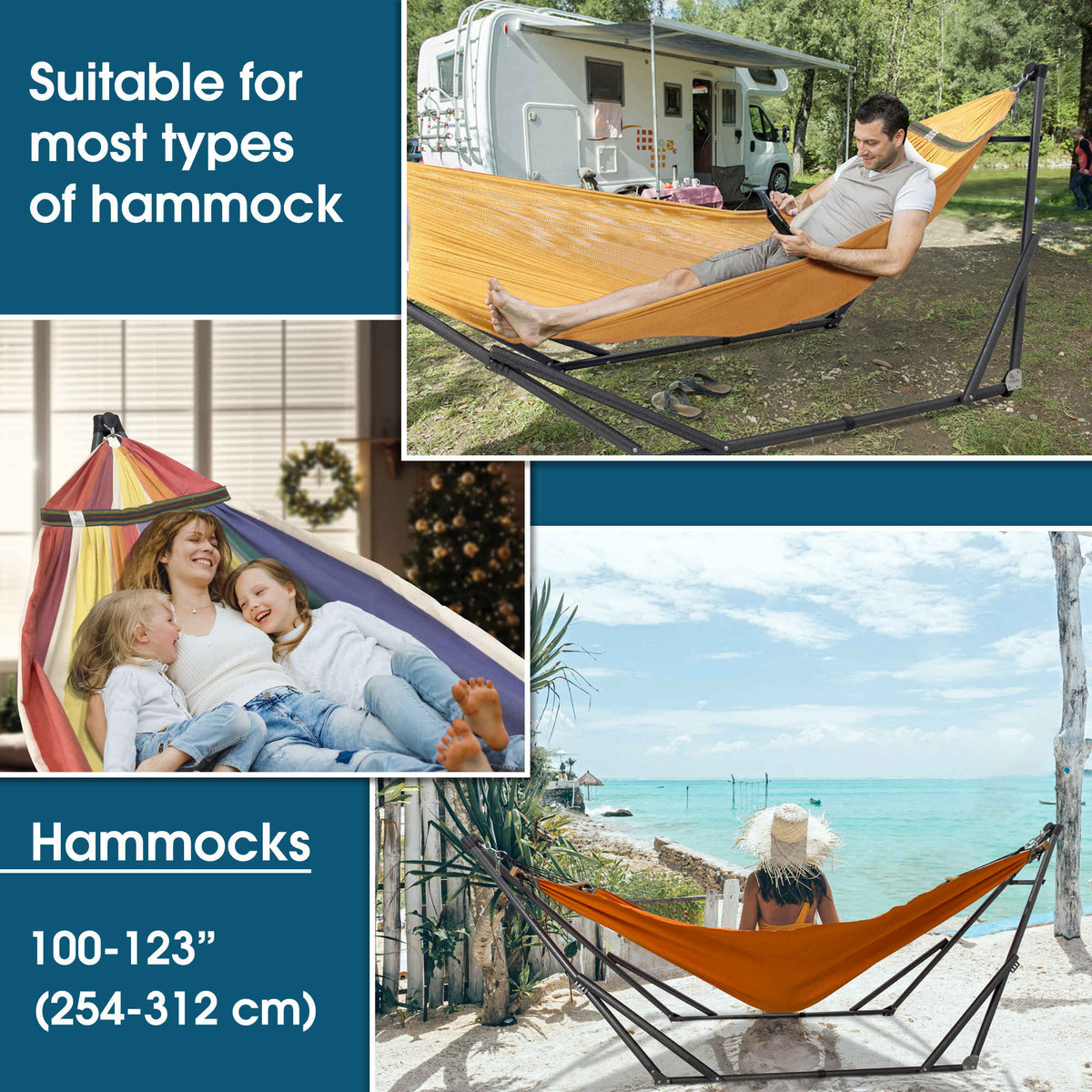 Tranquillo Original Collapsible Hammock with Stand for Ultimate Relaxation, photo 26 of 44