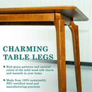 Acacia Verve 48" Solid Wood Dining Table - Ideal Kitchen Table for 4