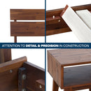 [Buy 1 Get 1] Aurora Solid Wood Bed Frame & Nightstand by Megsu