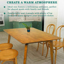 Acacia Verve 48" Solid Wood Dining Table - Ideal Kitchen Table for 4