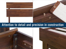 [Buy 1 Get 1] Aurora Solid Wood Bed Frame & Nightstand