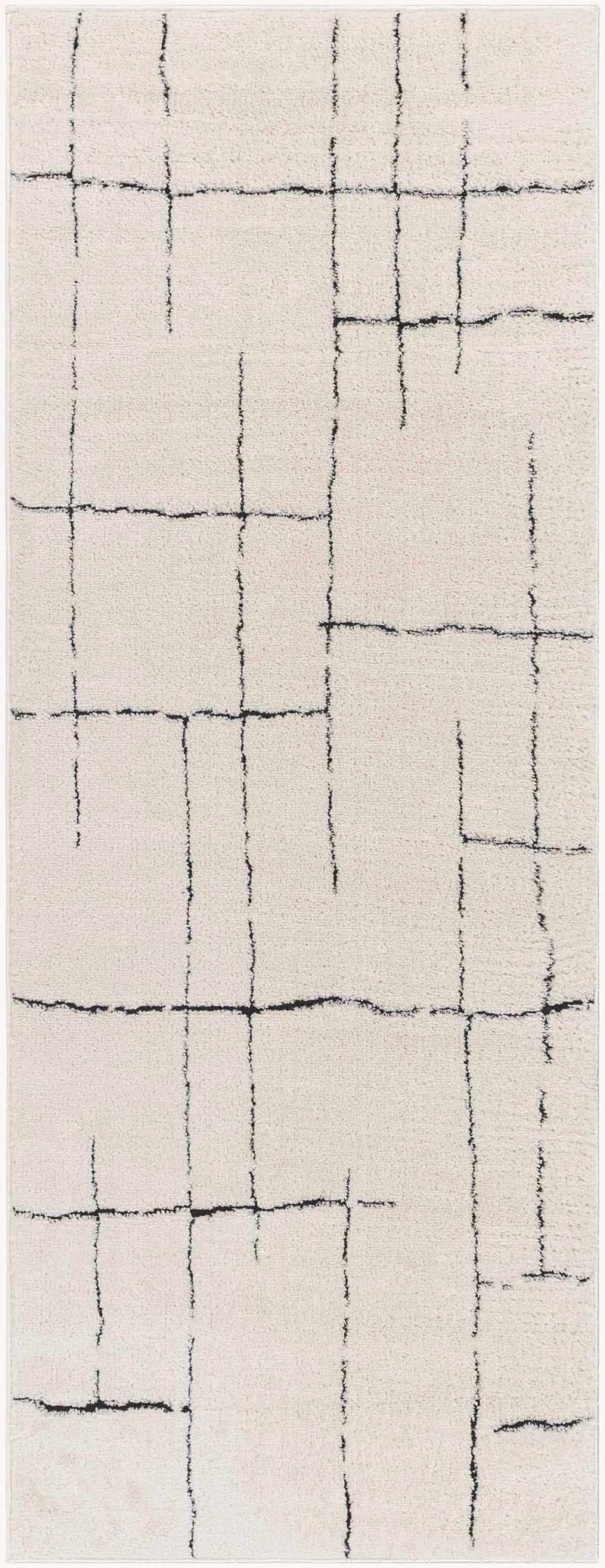 Koume Beige Maze Area Rug