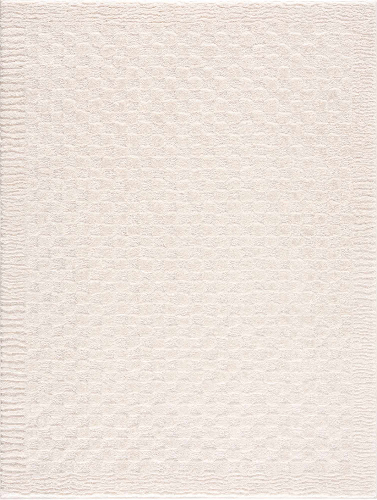 Leryn Ivory Checkered Area Rug, photo 3 of 16