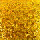 Gold 12x12 Uniform Square Glossy Glass Mosaic Tile (20 pack, 18.69 sq ft/case)