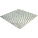 Silver 12x12 Glossy Uniform Square Glass Mosaic Tile (20 pack, 18.69 sq ft/case)