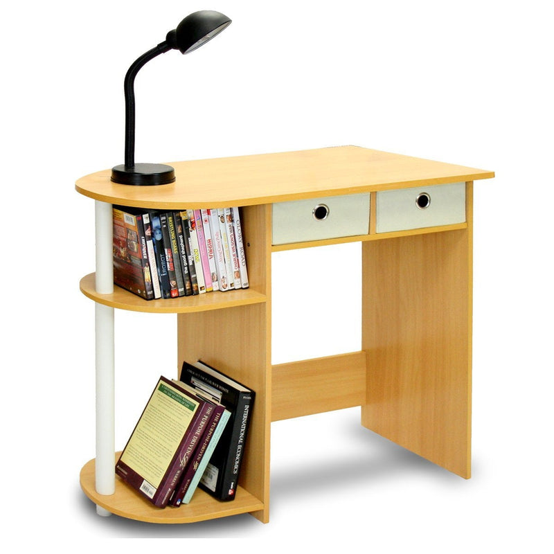 Home Office Laptop Computer Desk Table in Beech Ivory, photo 3 of 4