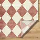 Almeda Diamond Washable Wool Rug