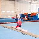 7 Feet Folding Portable Floor Balance Beam with Handles for Gymnasts