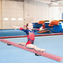 7 Feet Folding Portable Floor Balance Beam with Handles for Gymnasts