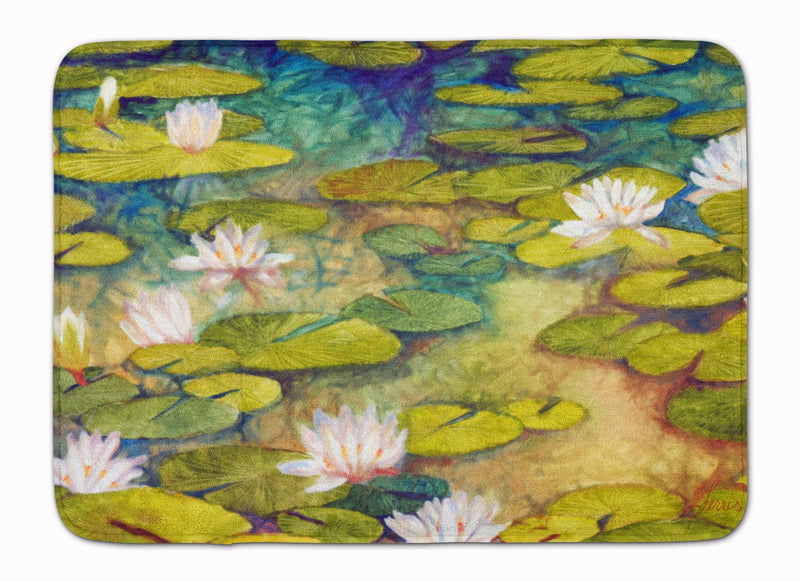 Waterlillies by Ferris Hotard Machine Washable Memory Foam Mat