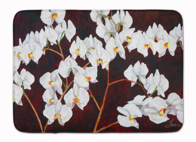 Orchids by Ferris Hotard Machine Washable Memory Foam Mat