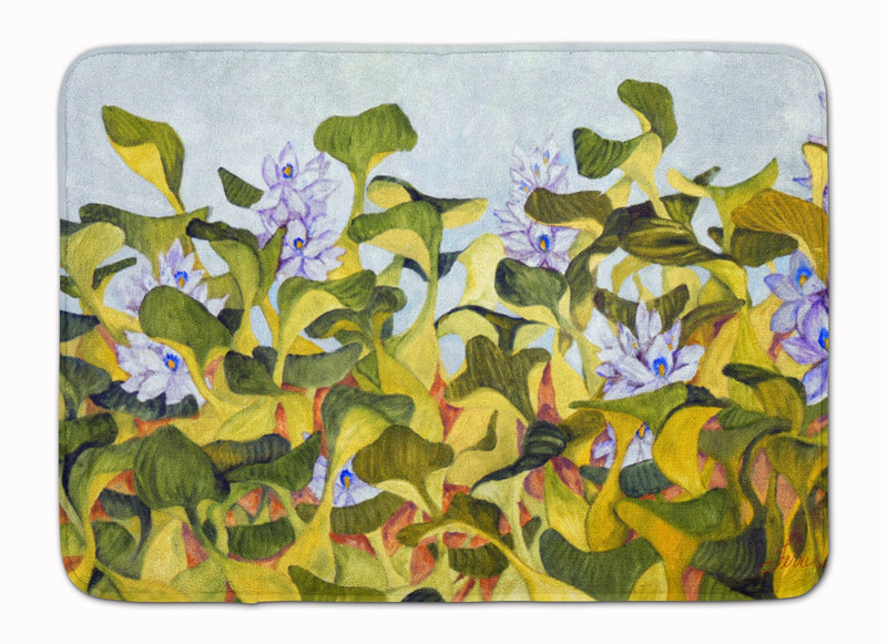 Water Hyacinth by Ferris Hotard Machine Washable Memory Foam Mat