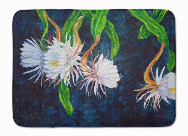 Night Blooming Cereus by Ferris Hotard Machine Washable Memory Foam Mat