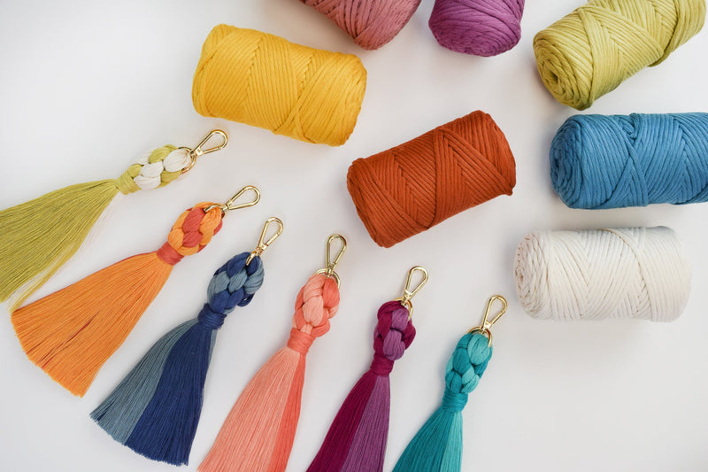 COTTON - VISCOSE ROLL 4 MM - CITRUS COLOR | LIMITED EDITION
