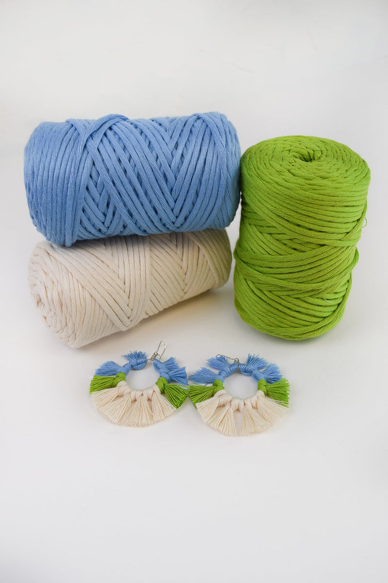 COTTON - VISCOSE ROLL 4 MM - CITRUS COLOR | LIMITED EDITION