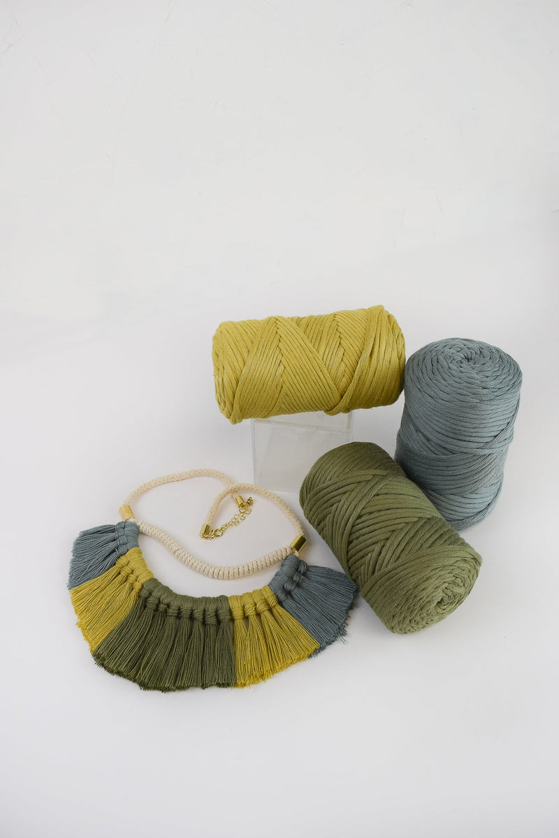 COTTON - VISCOSE ROLL 4 MM - CITRUS COLOR | LIMITED EDITION