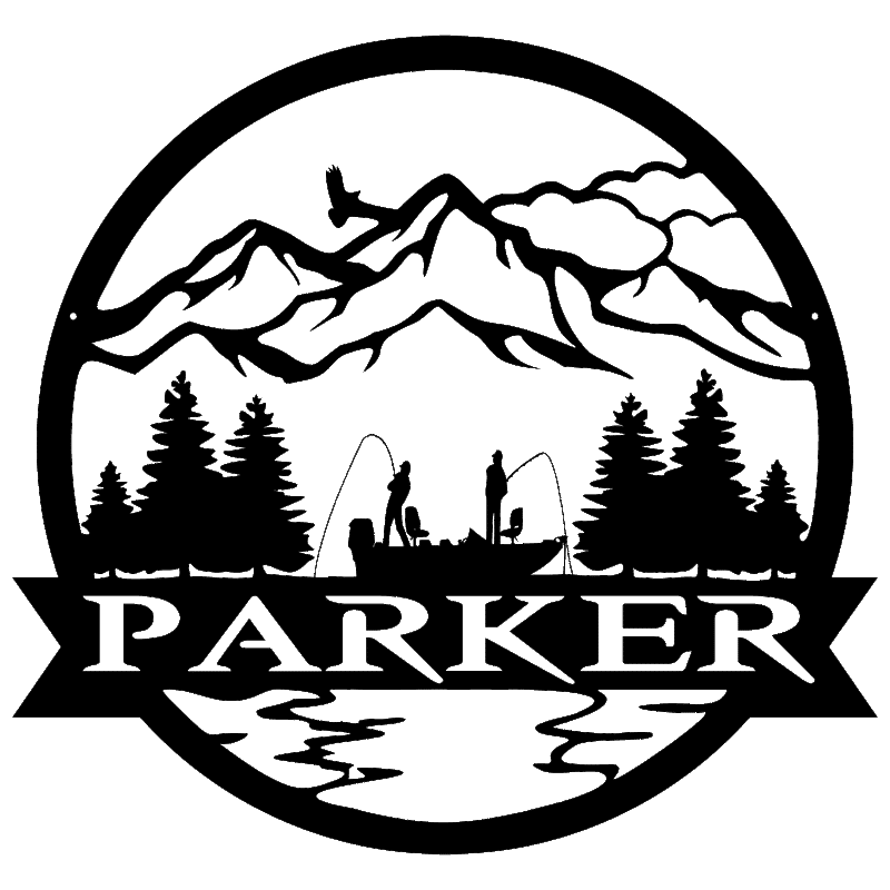 Fishing Boat Outdoor Monogram