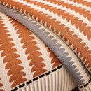 Vertical Stripes Sectional Sofa Cover Slipcover - Non-Slip, Fits L-Shape Couches