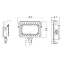 FLA20 Aluminum 20W Integrated LED 12V Low Voltage Landscape Lighting Outdoor Floodlight by Kings Outdoor Lighting