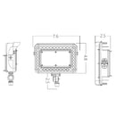FLA40 Aluminum 40W Integrated LED 12V Low Voltage Landscape Lighting Outdoor Floodlight by Kings Outdoor Lighting